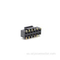 Cabeze femenino de 2.54 mm Pitch Dual fila SMT